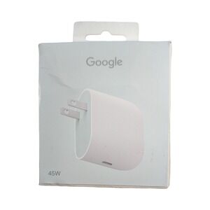 T6-O Google 45W USB C Fast Charging Wall Charger - Universal - White